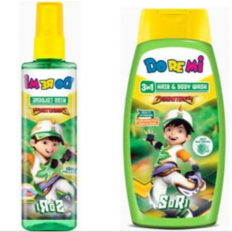 Doremi hair & body wash 3in1 / Doremi sabun anak / Doremi kids cologne