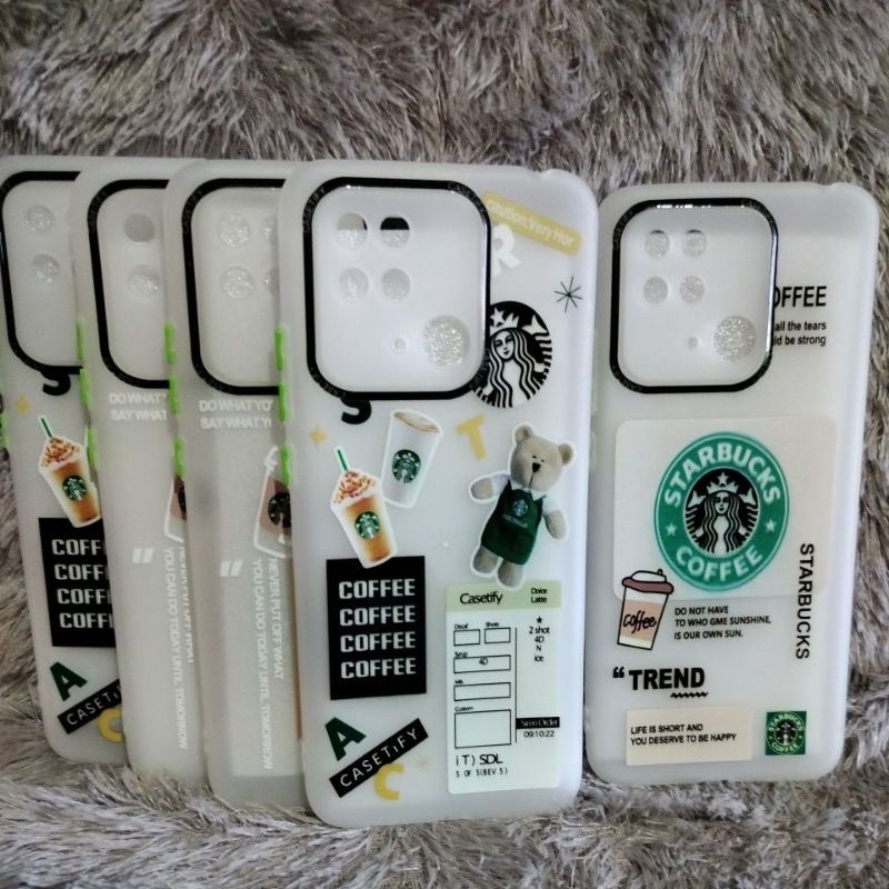 Soft Case casing Motif REDMI 10C Starbuck Starbucks