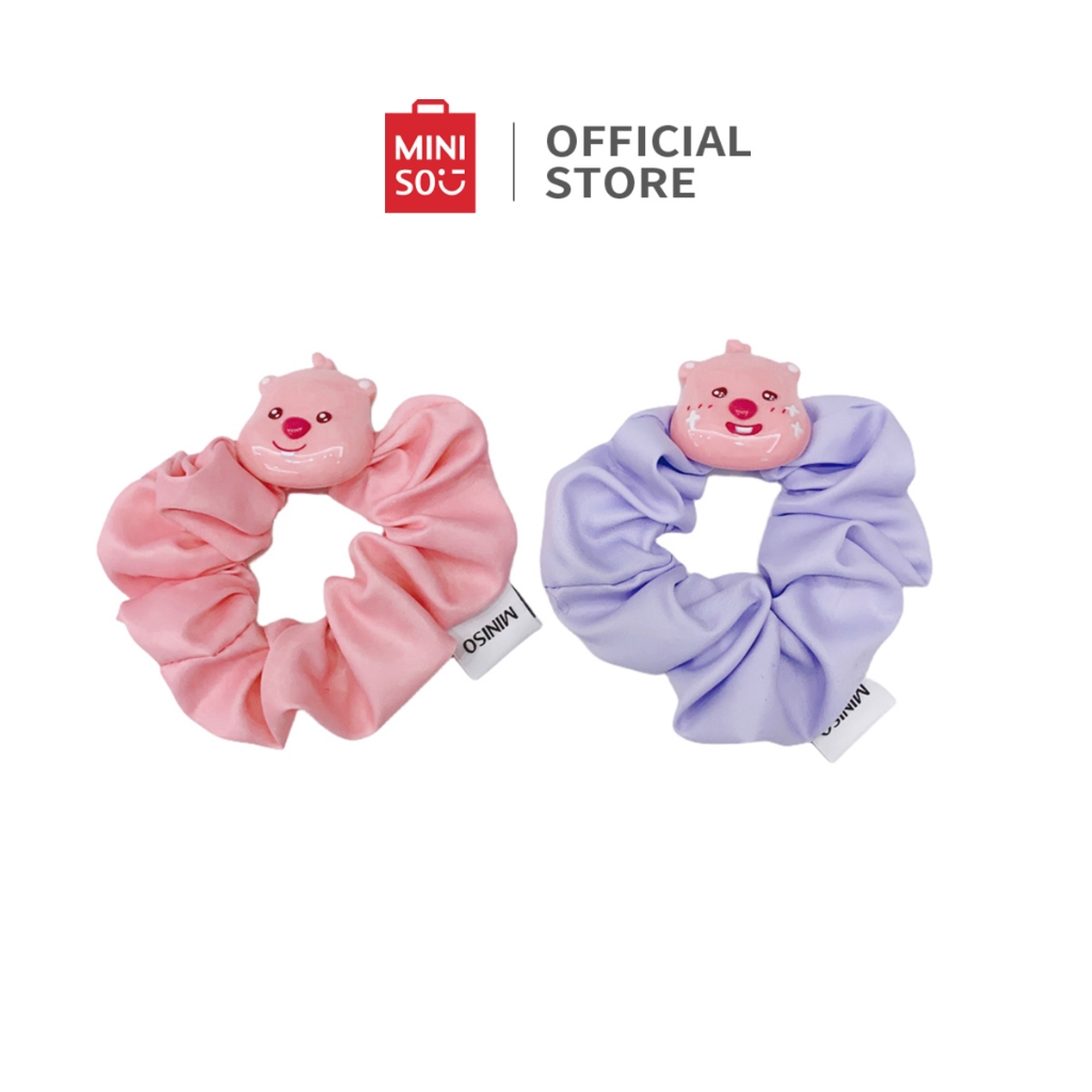 Miniso x Zanmang Loopy Collection Ikat Rambut Large Hair Tie Modis dan Lucu Hair Clip Dekorasi Rambu