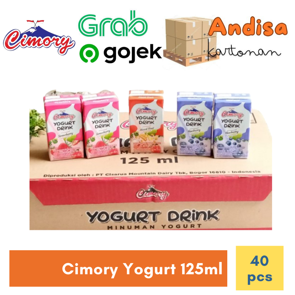 

Cimory Yougurt Drink 125ml Kartonan isi 40pcs( Maret 2025)