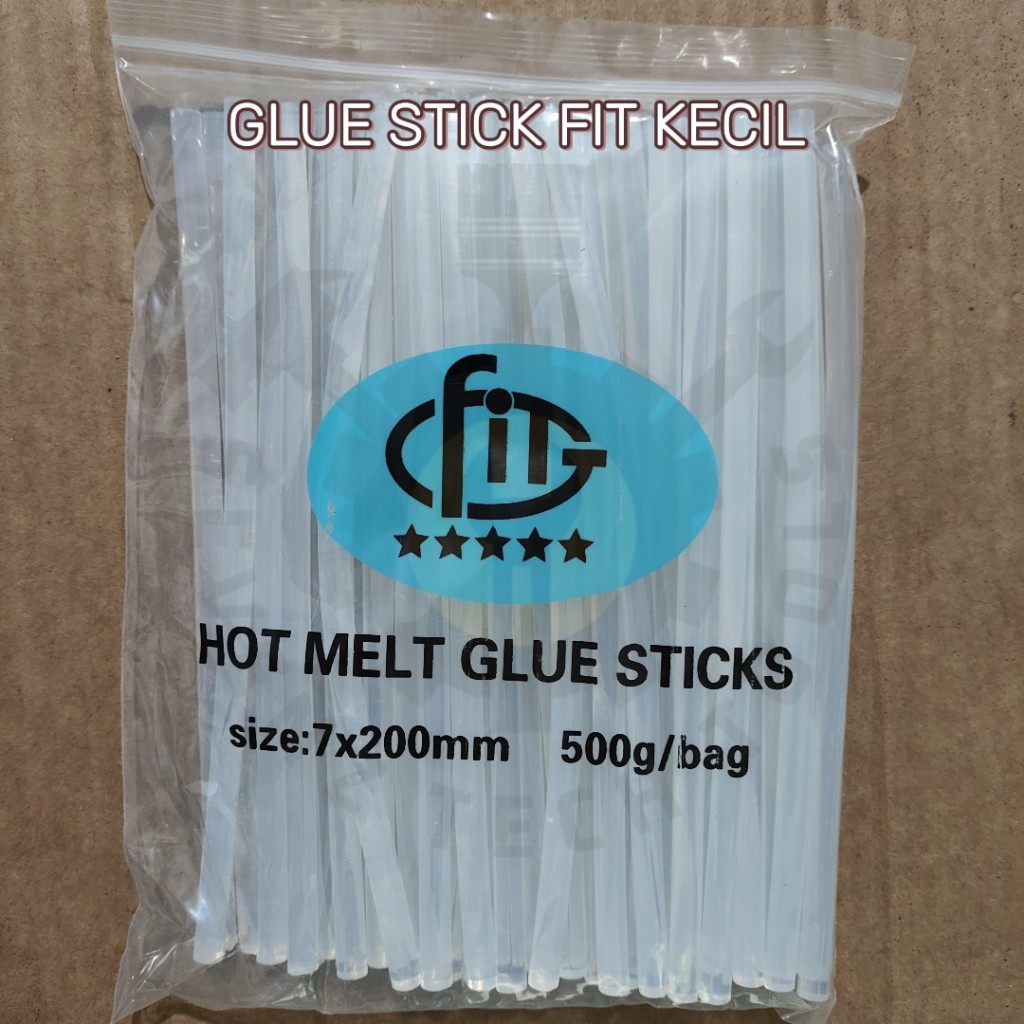 

500G GLUE STICK / REFILL GLUE STICK / LEM TEMBAK / LEM TEMBAK MURAH KECIL 7mm PER 500G FIT