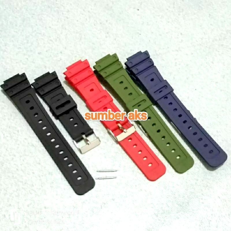 Strap Tali Jam Tangan Sanda 2107 6016 6069 Tali Jam Sanda 6016 Sanda 6069 Free Pen Spring bar