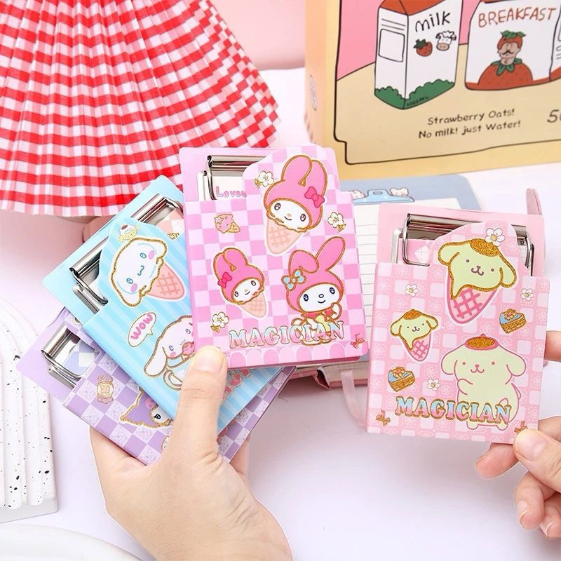 

[PREMIUM] NOTEBOOK PAPAN MINI MOTIF SANRIO / NOTES MINI CLIPBOARD / MEMOPAD NOTEPAD PAPAN
