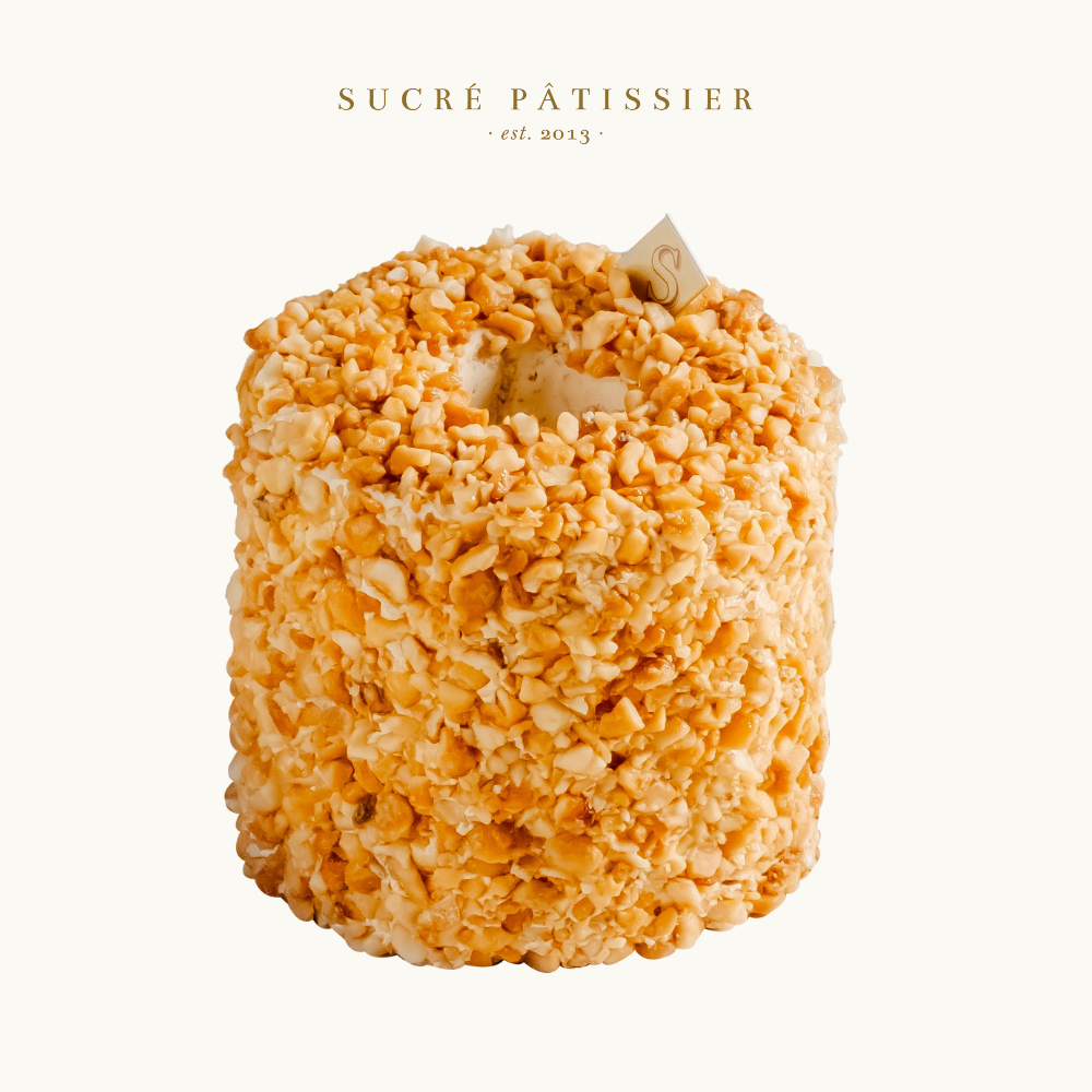 

Mini Coffee Nougat Chiffon Cake Sucre Patissier 10cm Kue Ulang Tahun Birthday Cake