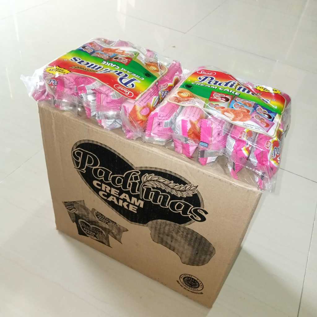 

1 Dus Padimas Cream Cake isi 10 pak / Bolu padi mas