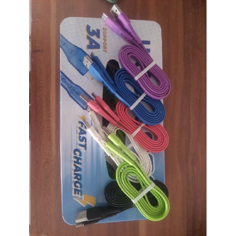 Kabel Data Usb To C Kabel Casan Usb To C Wellcomm 1M Original 3A Fast Charge