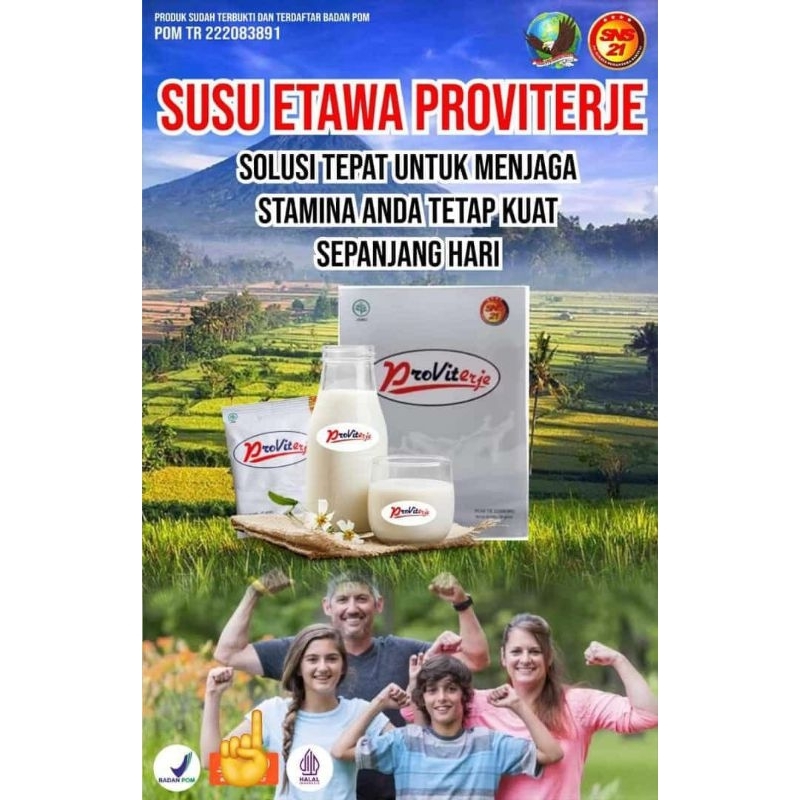 

susu etawa proviterje isi 50 sachet per box