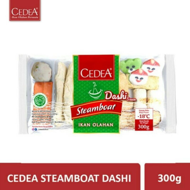 

Cedea steamboat set (dashi) 300gr isi 17pcs