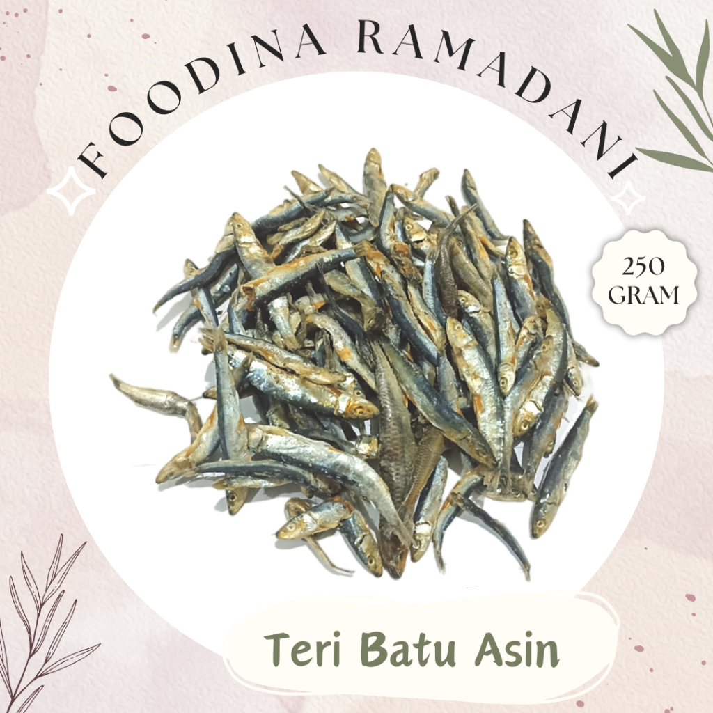 

TERI BATU Ikan Asin - Salted Fish Fresh [ Berat 250gr ] Harga Per BKS