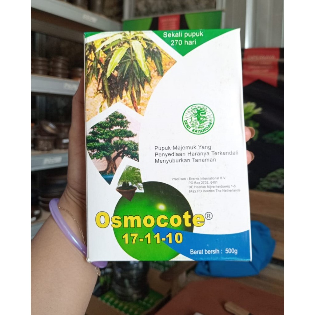 DECASTAR / OSMOCOTE 17-11-10 Pupuk Untuk Bonsai Kemasan 500 Gram