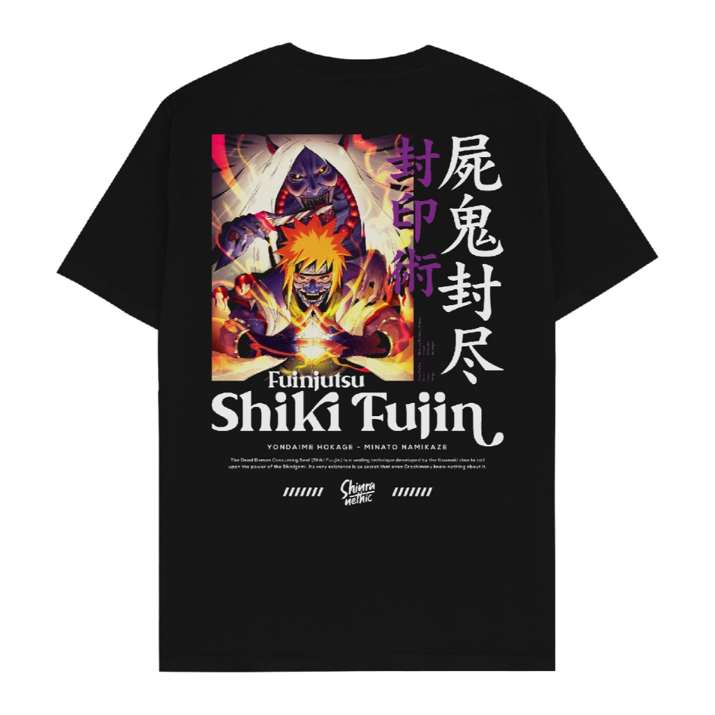 Kaos Shiki Fujin Minato Namikaze Anime Manga Naruto [SHINRANETHIC TSHIRT]