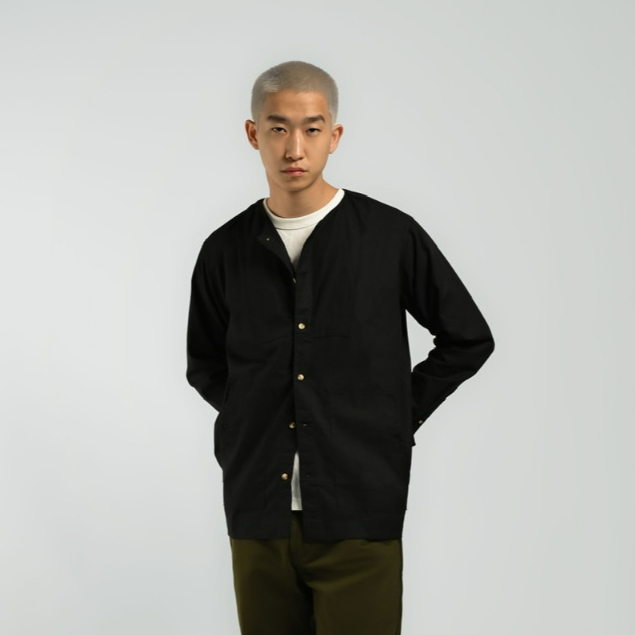 Zoma Basic Asahi Overshirt Kemeja Pria Oversized Lengan Panjang