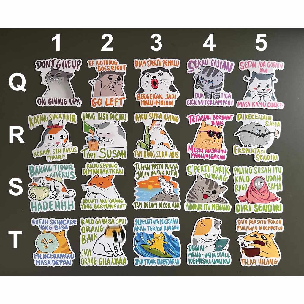 

Sticker Kucing Mental Illness EDISI 5