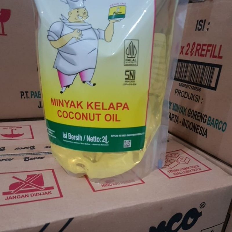 

Barco Minyak Goreng Kelapa 2 liter Kemasan Pouch
