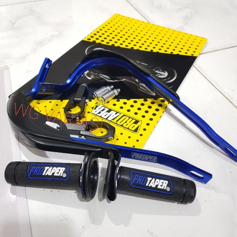 RB Handguard Daun Set Handgrip Protaper Handguard Cover Stang Motor KLX- Supermoto - Xride - Beat