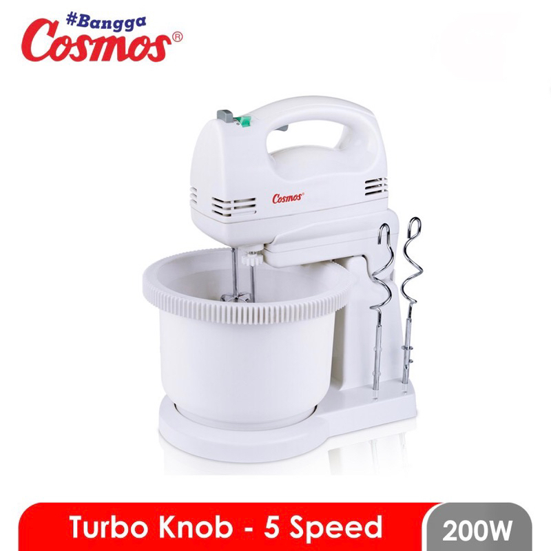 Stand Mixer Com COSMOS CM-1289 Pengaduk Adonan Mixer Duduk