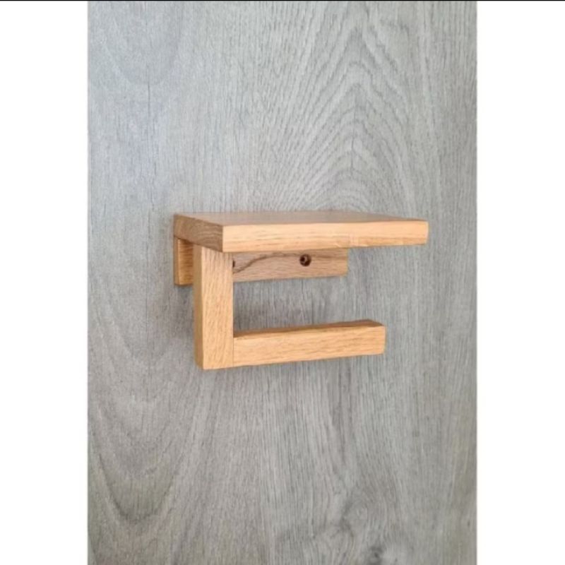 Tempat Tisu Roll kayu/ tempat tisu roll estetik