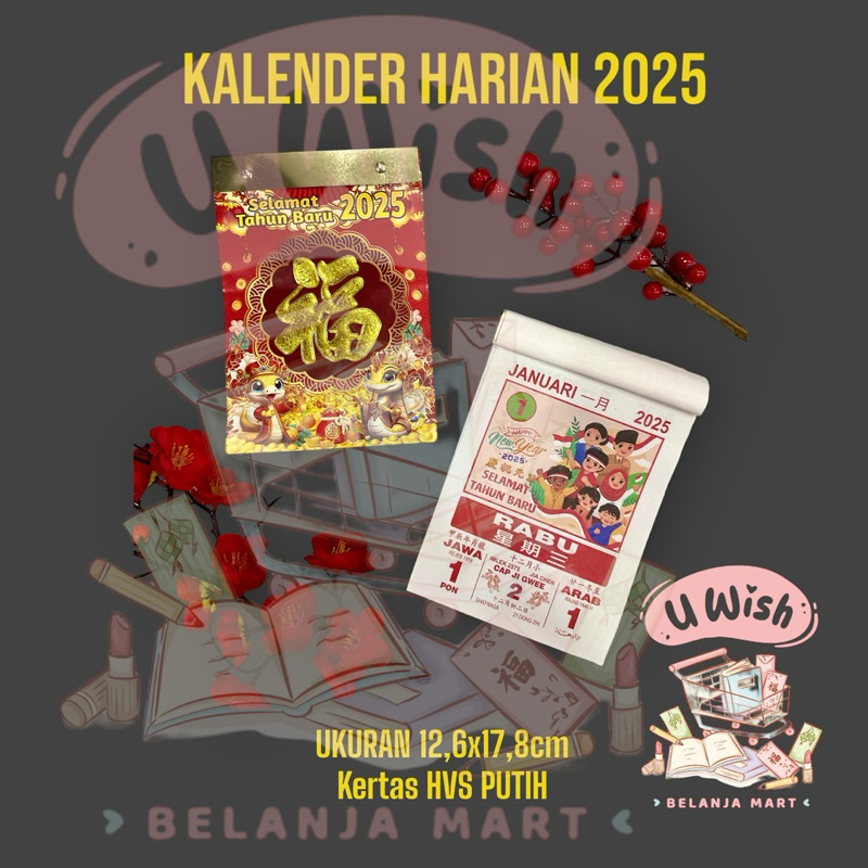 

KALENDER 2025 HARIAN SOBEK HVS MEDIUM ULAR