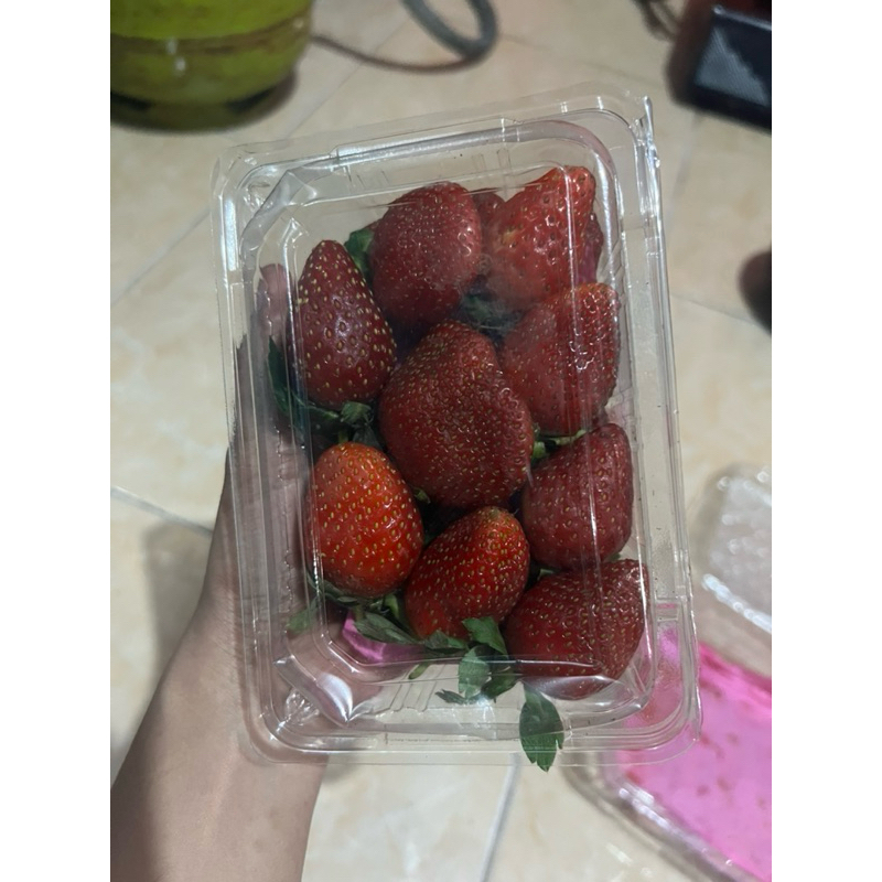 

Strawberry Fresh grade AB (besar campur kecil) 250 gr