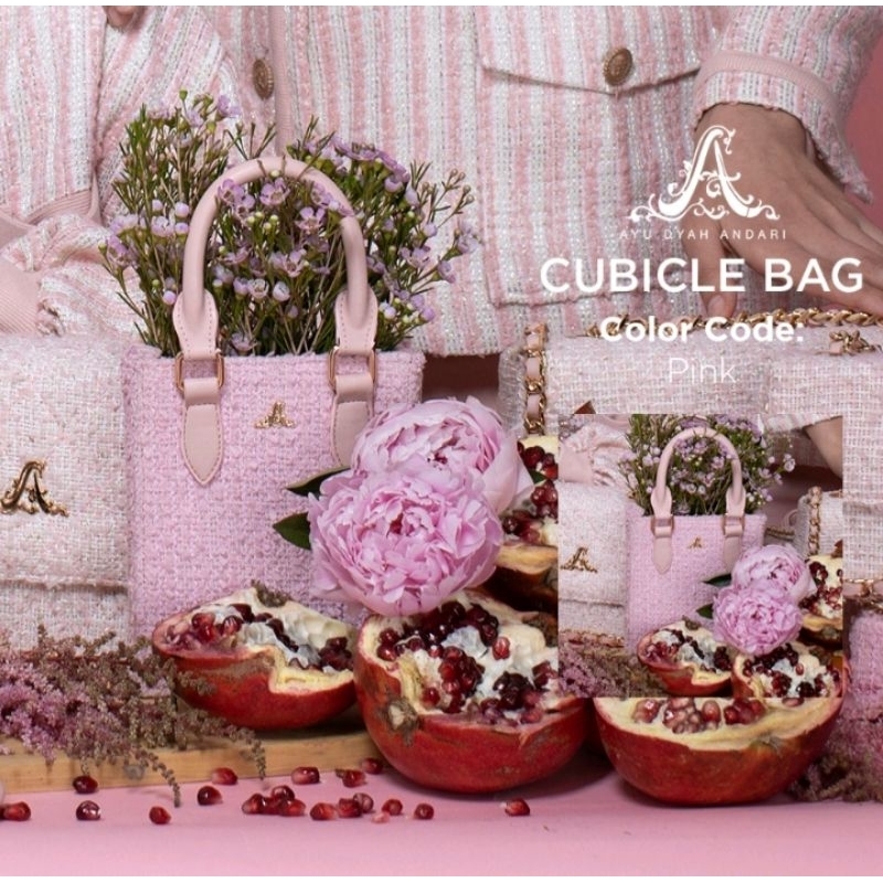 NEW Ayu Dyah Andari Byayudyahandari Cubicle Bag Pink