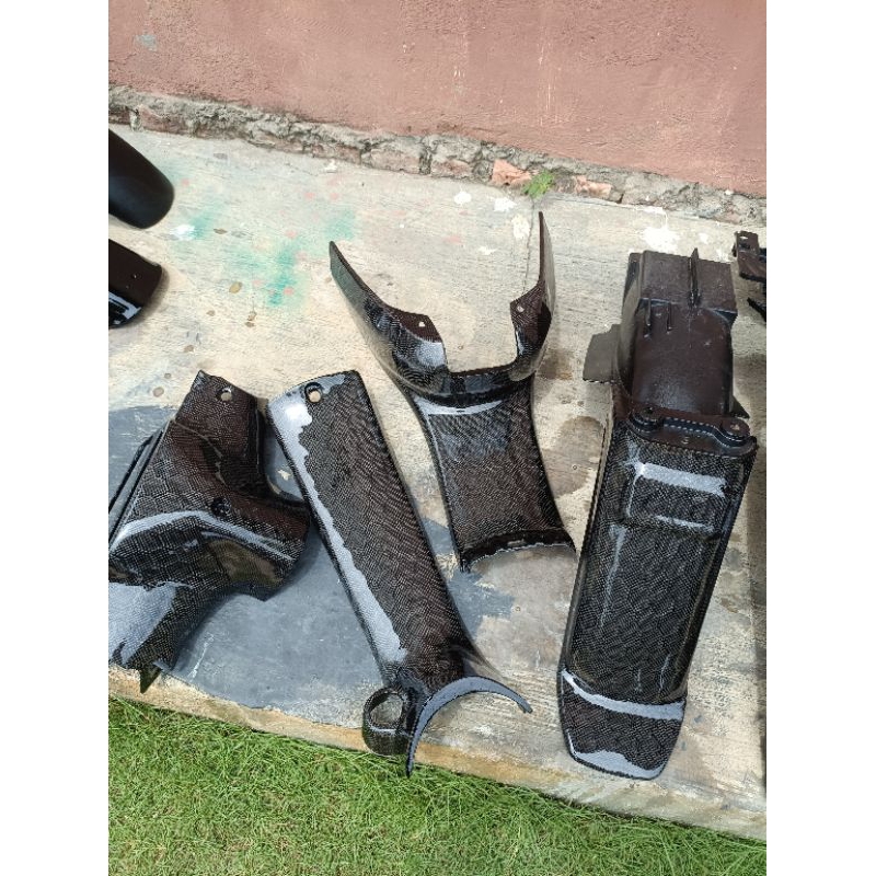 Body kasar full set 4 item fiz r original carbon kevlar hexagon