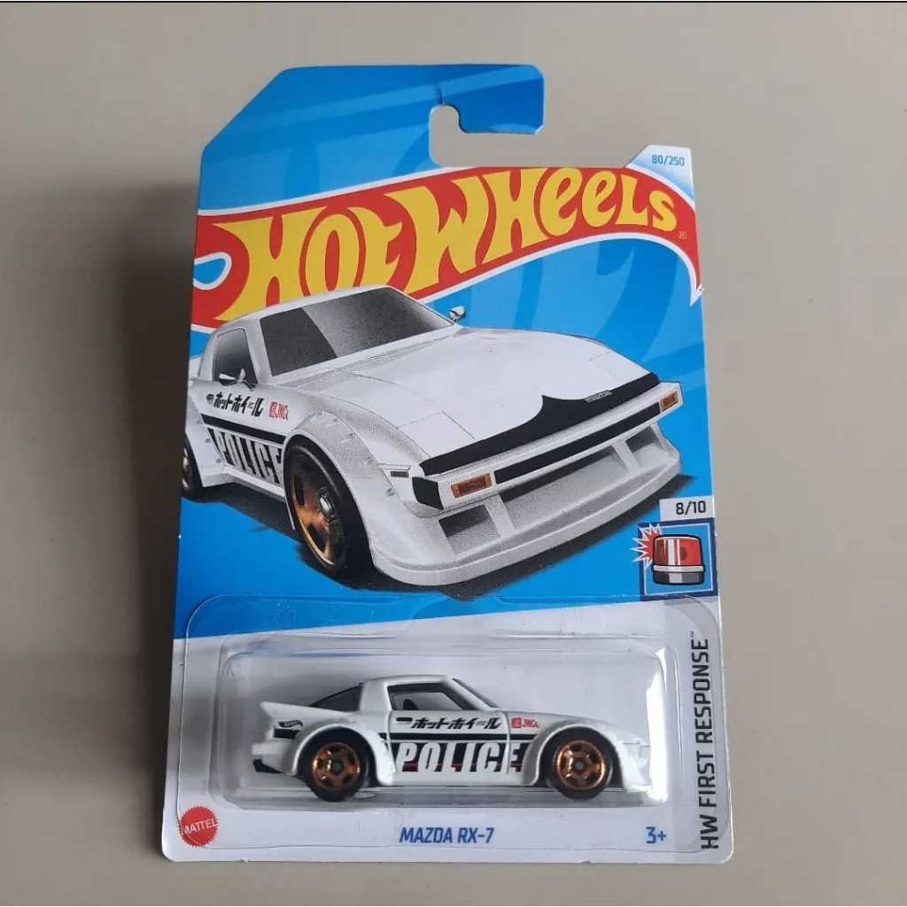 Hot Wheels Mazda Rx-7 (White) Livery police hot wheels murah