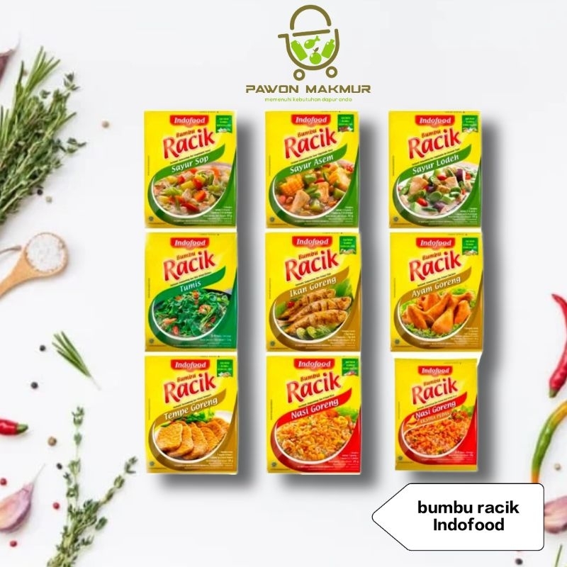 

BUMBU RACIK INDOFOOD PER SACHET BERBAGAI MACAM VARIAN