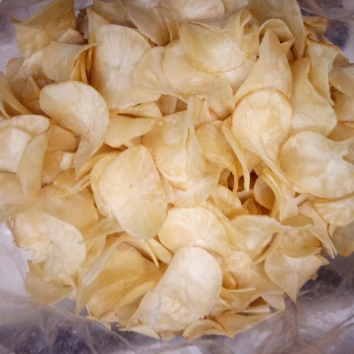 

keripik singkong asin GURIH ENAK RENYAH 1 BAL 2.5 KG SINGKONG LTR