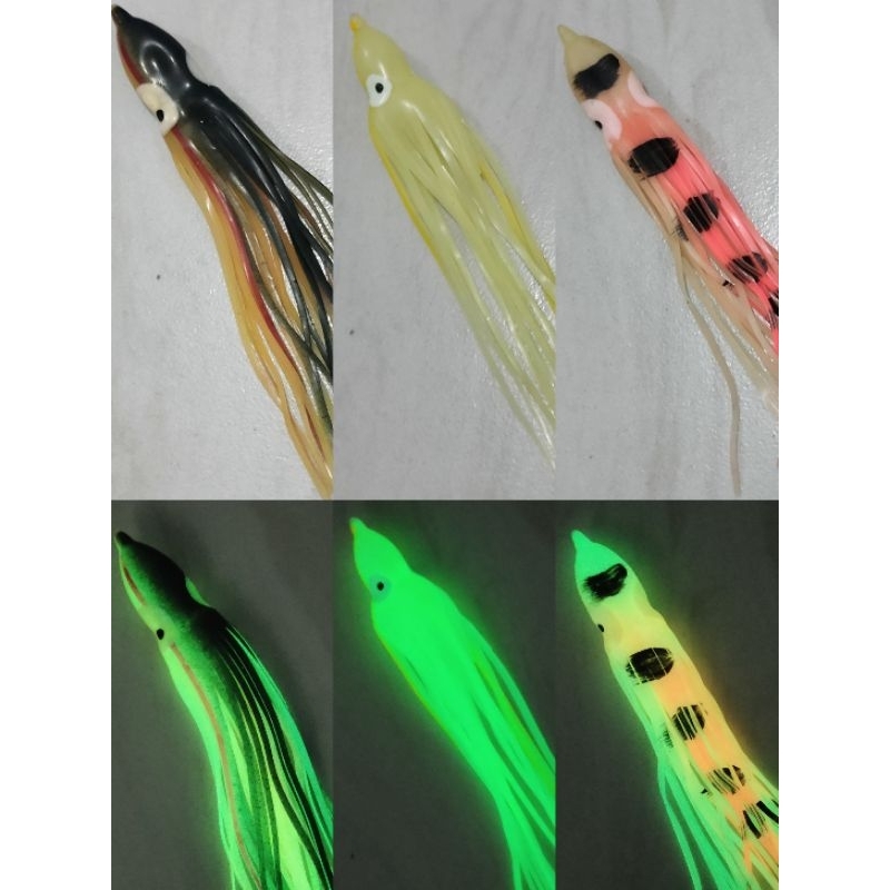 Cumi Karet / Skirt Cumi Panjang 12 - 15 Cm Glow In The Dark