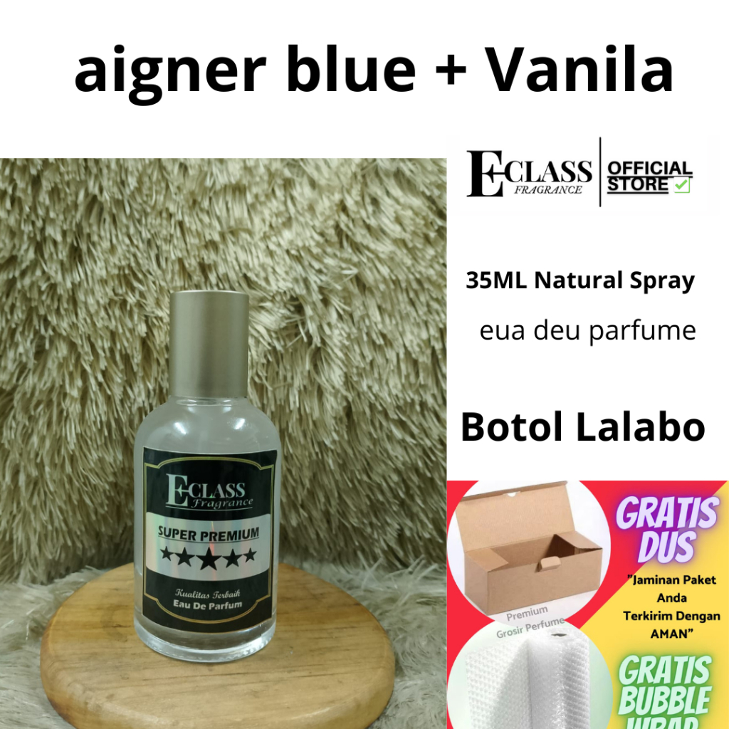 Parfume Terbaru Mix Aigner BLue X Vanila - Parfume Viral Tiktok Mix aigner Blue X Vanila - Parfume U
