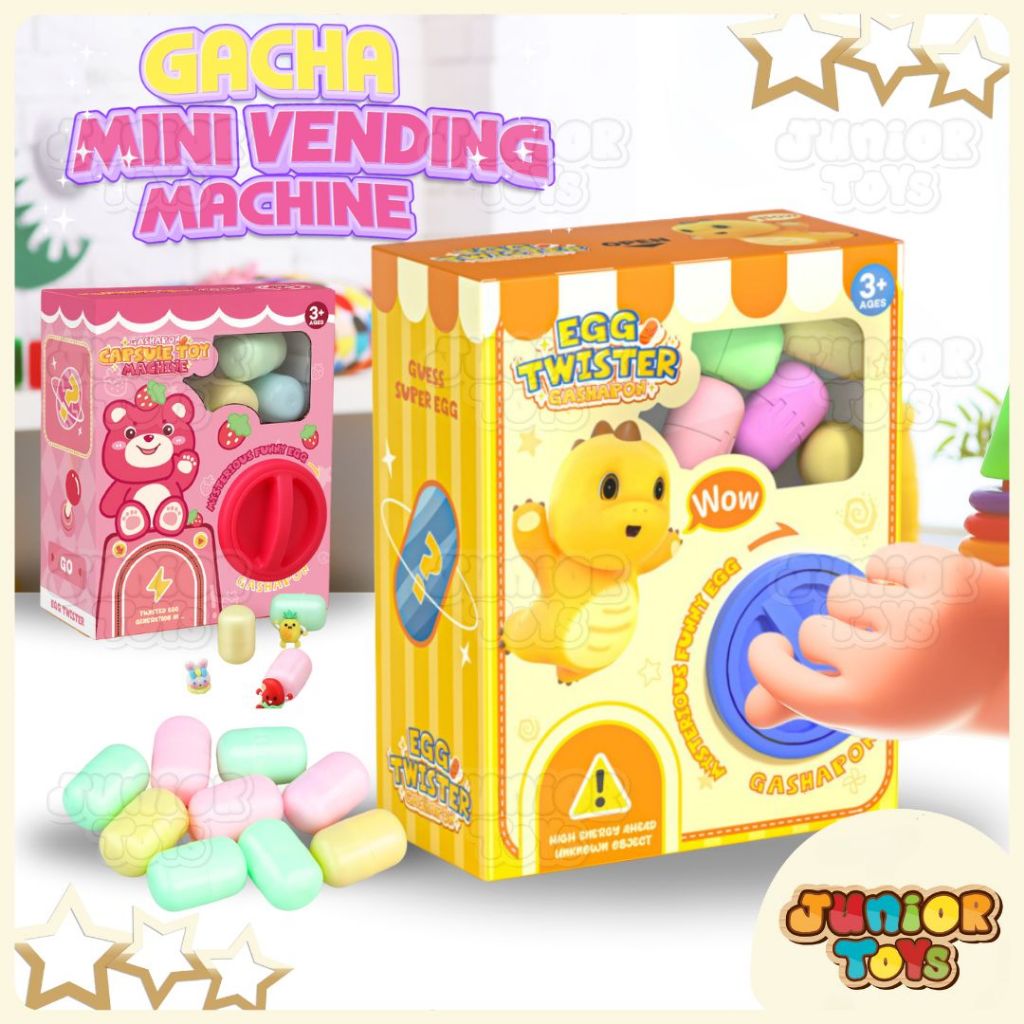 Gachapon Machine Mini Game Mainan Gacha Kapsul Surprise Toys