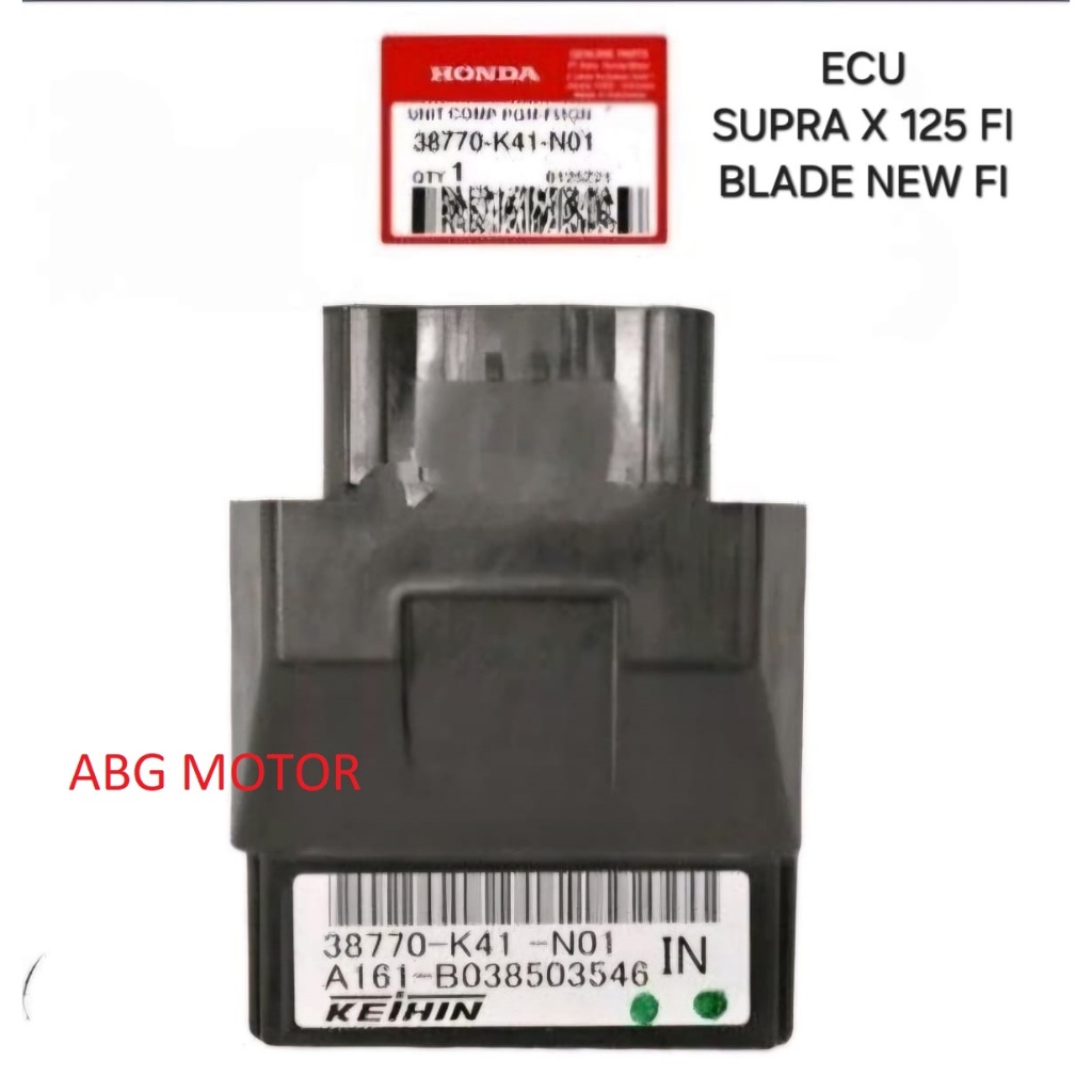 ECU ECM SUPRA X 125 FI INJEKSI BLADE NEW FI ORIGINAL 38770-K41-N01