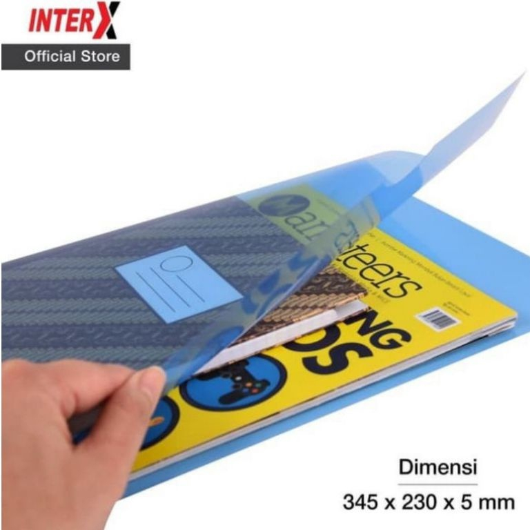 

MAP L Folio F4 Bening FOLDER ONE Map Plastik per Lusin