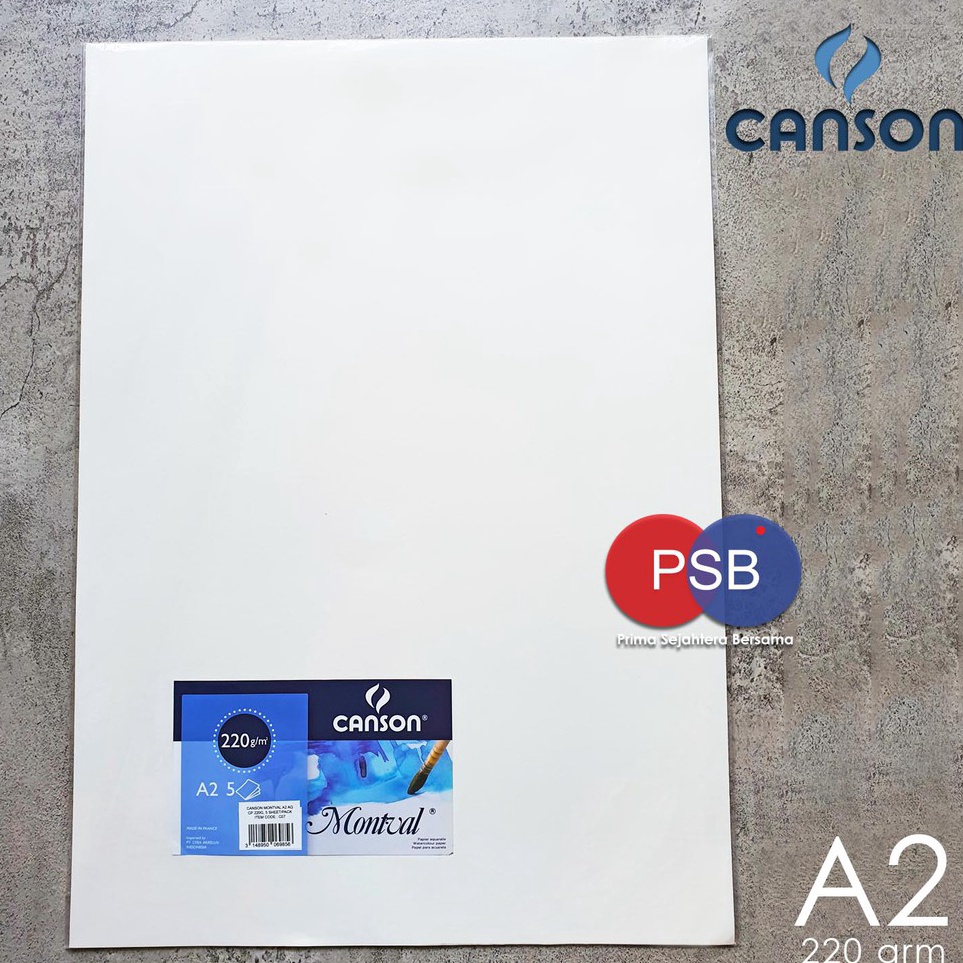 

Terkini Canson Montval A2 22 gsm Kertas Cat Air Kertas Gambar P83