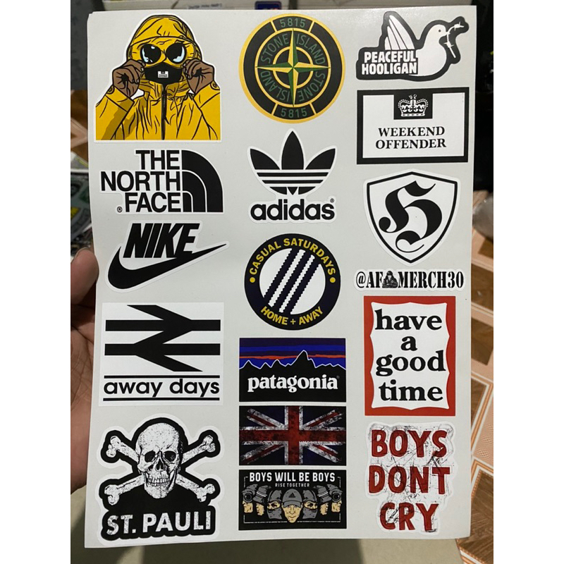 

Stiker Casual Tinggal tempel anti air/ stiker CASUAL premium