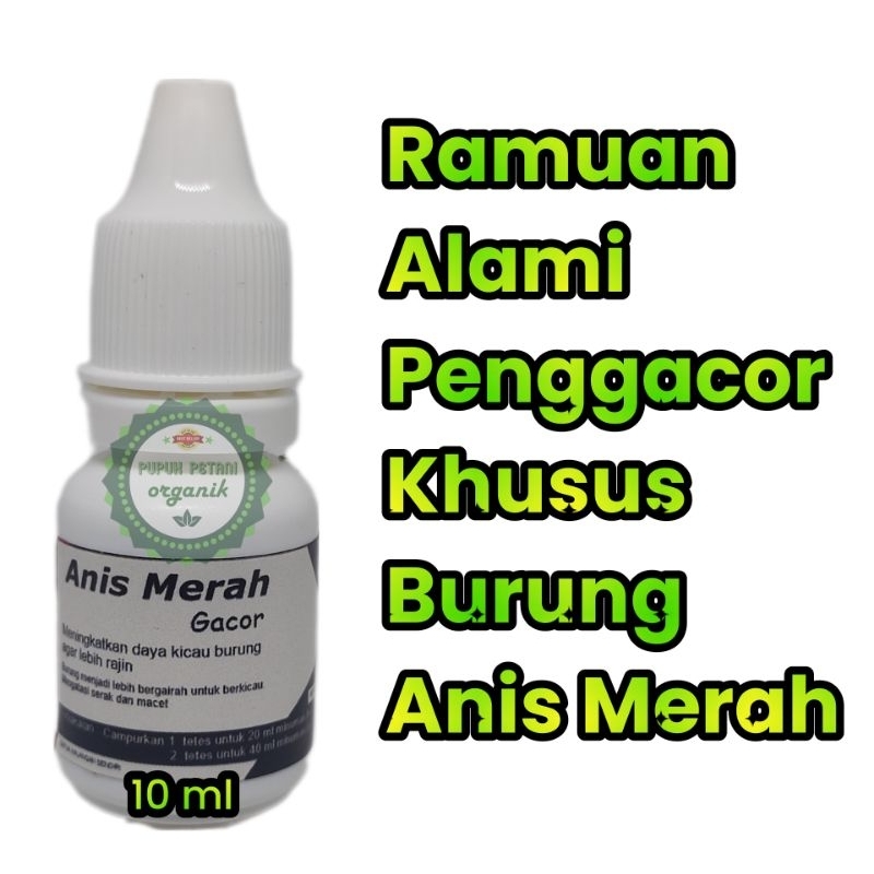 Vitamin Super Gacor Khusus Burung Anis Merah