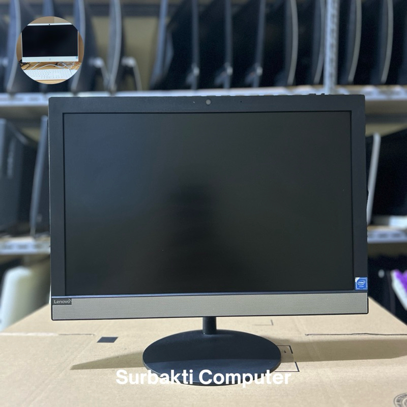 AIO PC ALL IN ONE LENOVO V130-20IGM INTEL CELERON J4005 RAM 8GB SSD 256GB MONITOR 20 INCH