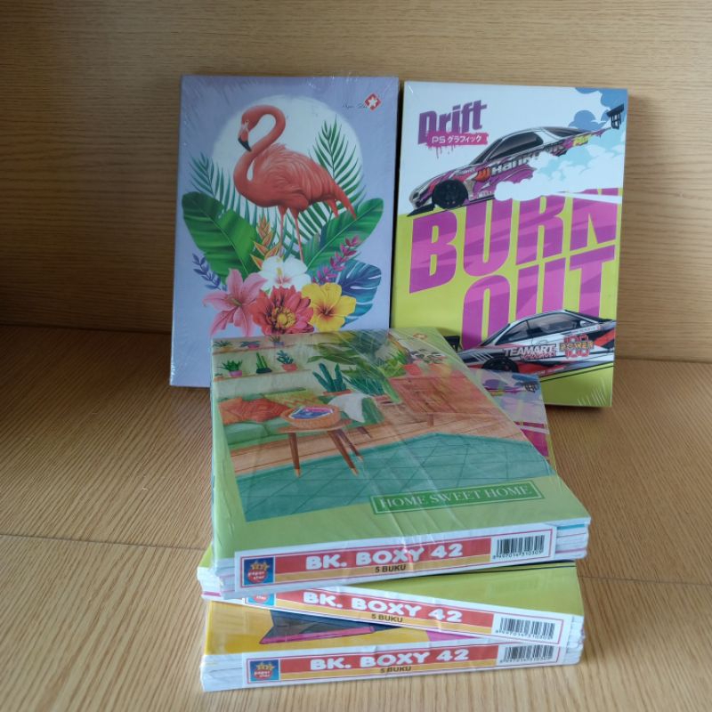 

Buku Boxy paper star isi 42lbr perpack isi 5 buku