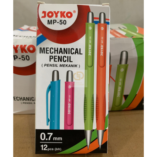 

(1 LUSIN / 12 PCS) Mechanical Pencil Pensil Mekanik Joyko MP-50 0.7 mm