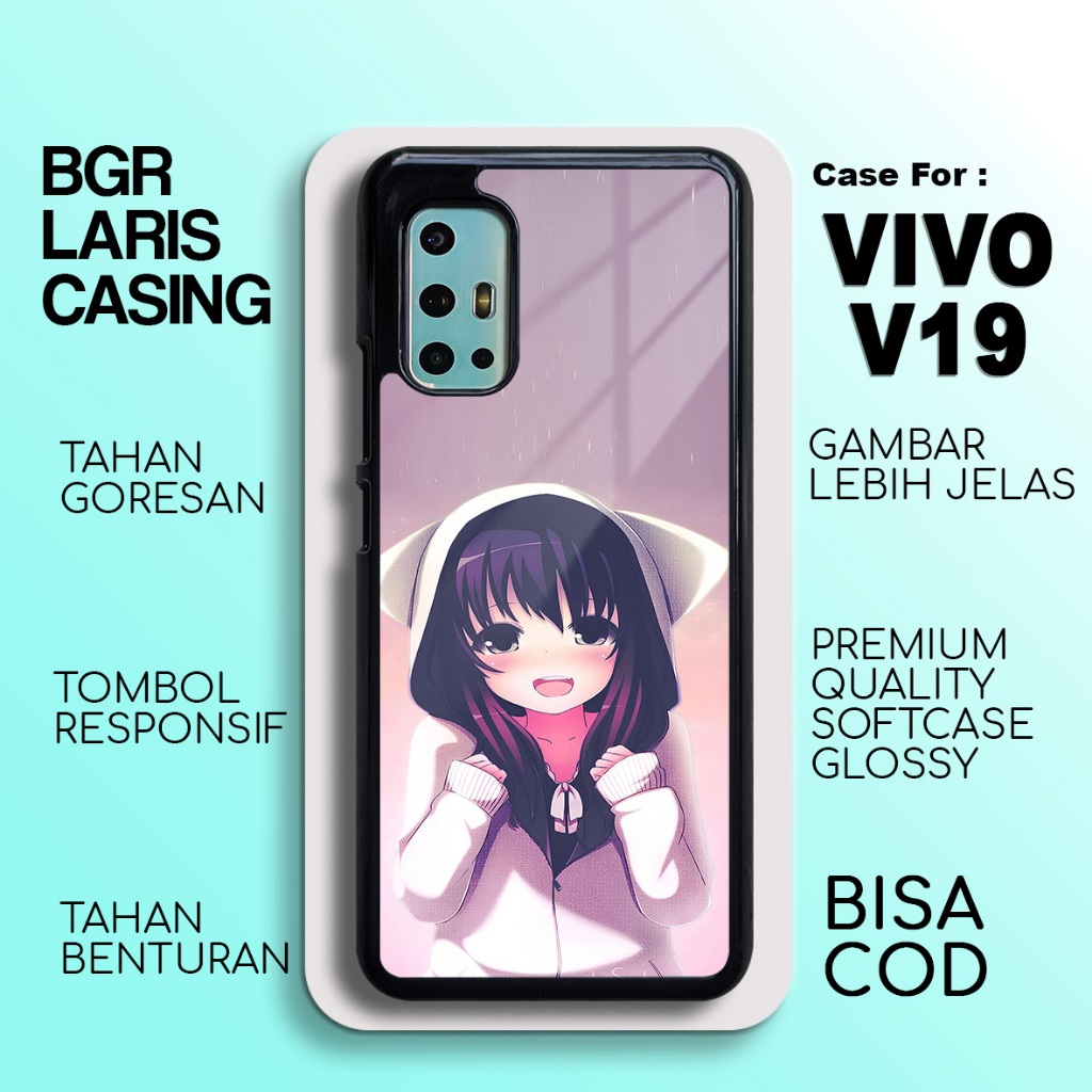 Case Vivo V19 Softcase Glossy Cute Anime Casing Vivo V19 Hardcase Glossy Kesing Vivo Terlaris Case T