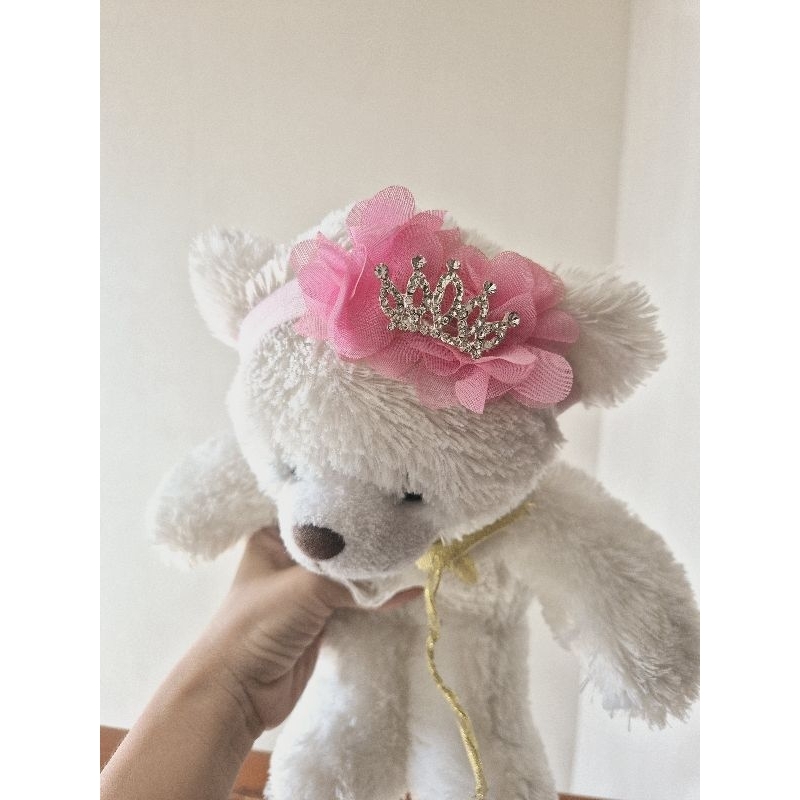 Babygima Bandana Bunga Mahkota untuk Bayi dan Anak 0-4 tahun Headband Crown