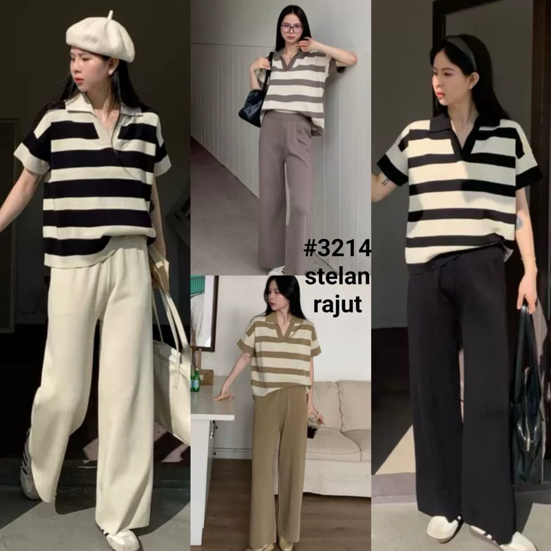 setelan rajut Allea//setelan rajut import///pakaianwanitasby