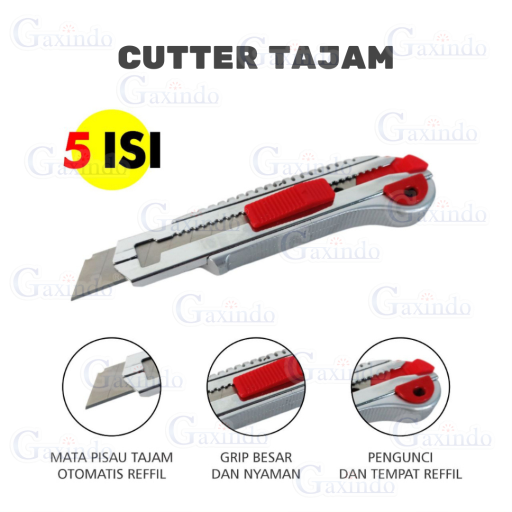 

CUTTER BESAR TAJAM REFILL C3402 PISO CUTTER TAJAM DAPAT FREE REFILL 5 PCS
