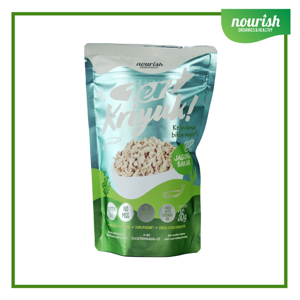 

Nourish Teri Kriyuk! Gluten-Free Tanpa MSG - Jagung Bakar 36 gr