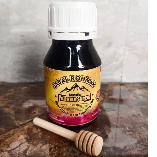 

Madu Akasia Super Asli Murni 350gr Jabal Rohmah Grade A 100% Alami Pure Raw Honey