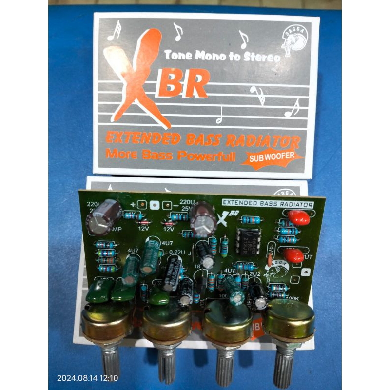 Kit tone control mono to stereo XBR +subwoofer