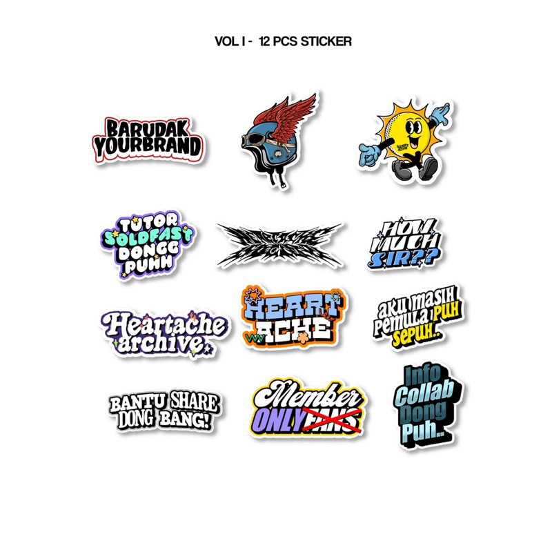 

STICKER PACK - HEARTACHE.SOCIETY