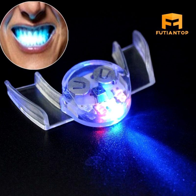 Flashing Mouth Mainan Prank Toys Mulut Gigi LED Fashion