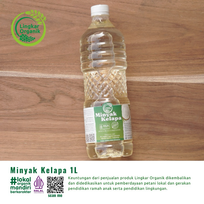 

Minyak Kelapa Lingkar Organik (1 liter)