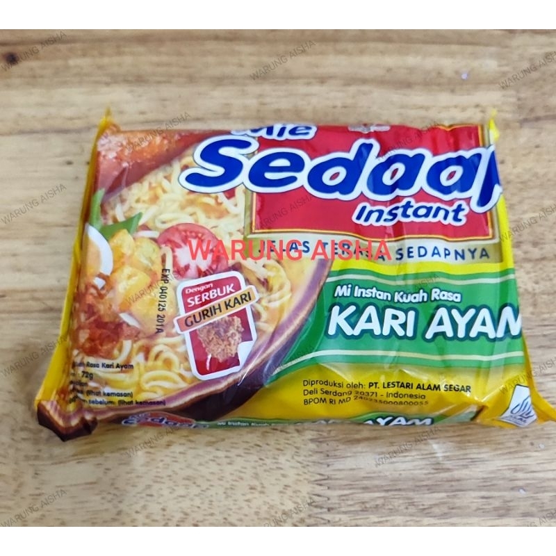 

Mi Instan Mie Sedaap Kari Ayam 72 gr